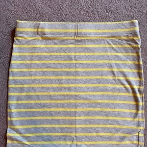 Cute comfy striped skirt